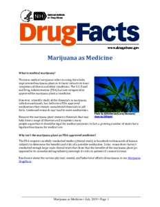 DrugFacts: Marijuana as medicine - Drugs and Alcohol