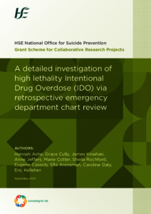 A detailed investigation of high lethality Intentional Drug Overdose ...